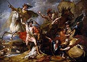 Alexander III of Scotland Rescued from the Fury of a Stag